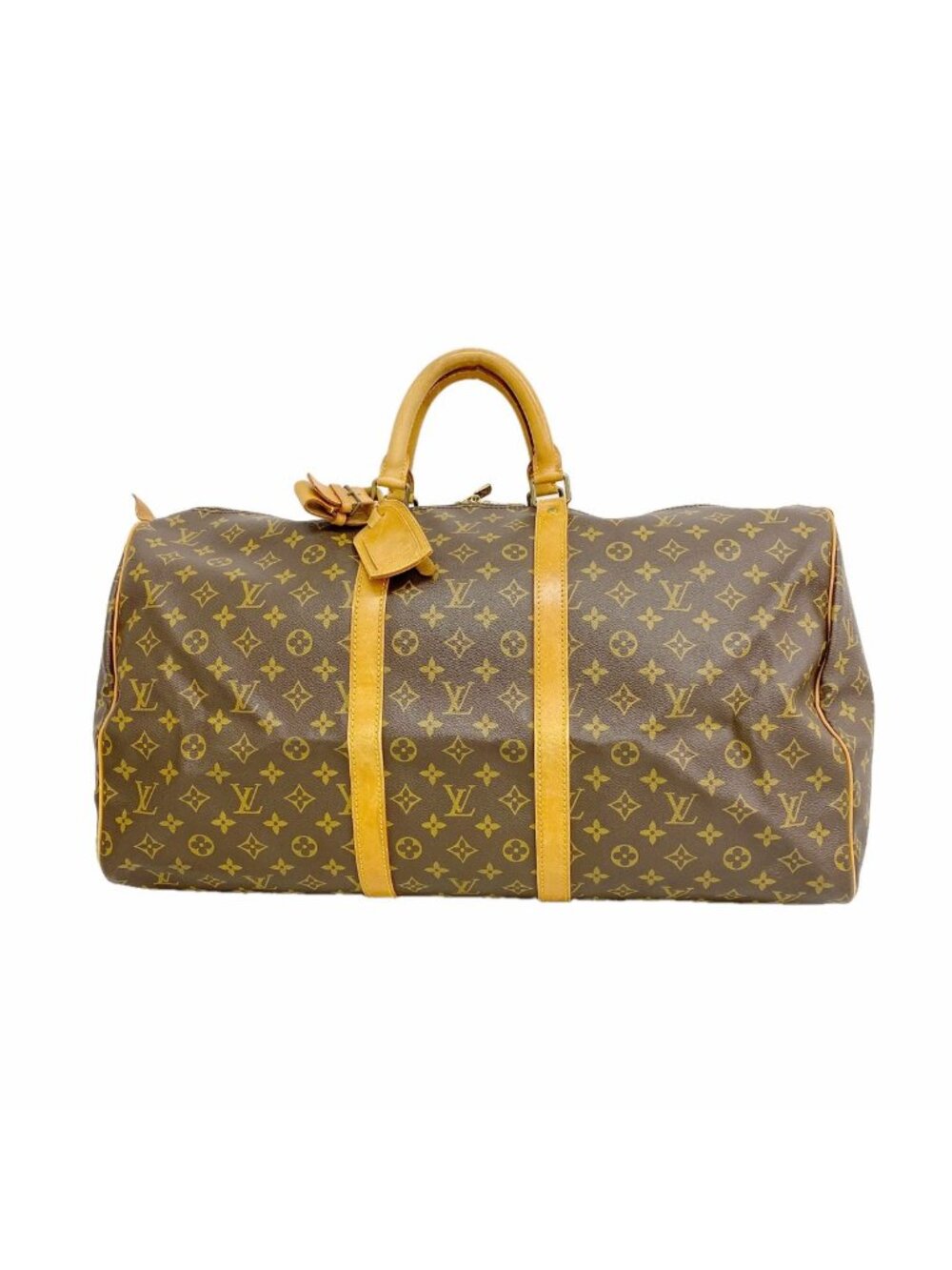 Louis Vuitton Boston Bag Monogram Keepall 55 Brown
